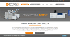Desktop Screenshot of cyfrus.pl