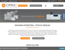 Tablet Screenshot of cyfrus.pl